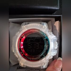 Ativa White and Red Digital